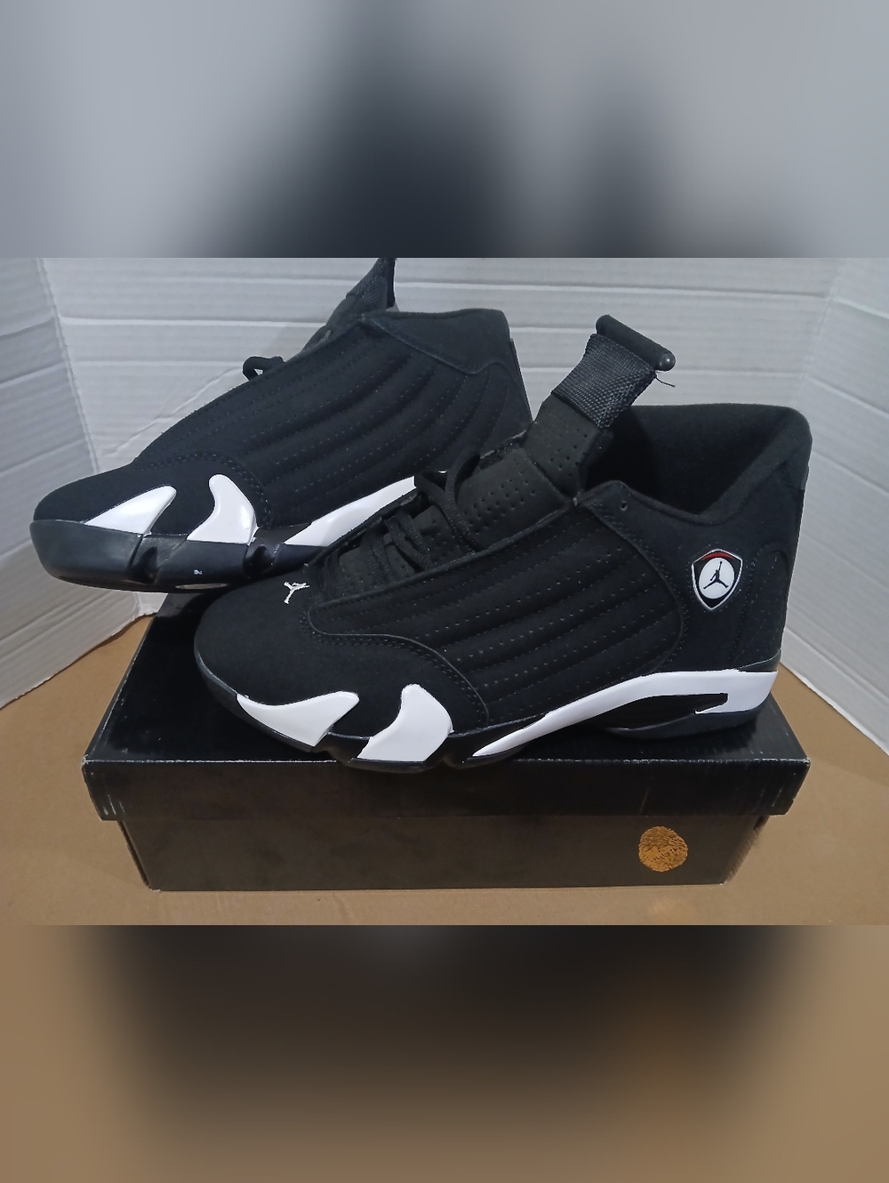 Retro 14 Black and White Basketball Shoes